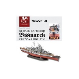 Costruzione porta il Bismarck alla vita Mondadori DIECAST METAL scala 1 200 = # 137 