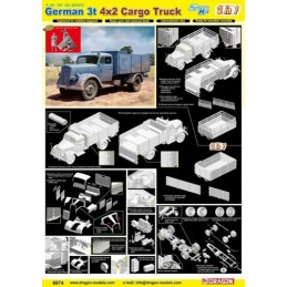 DRA6974 1/35 German 3t 4x2...