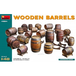 MA49014 1/48 Wooden Barrels