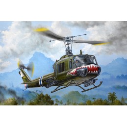 TR 05112 UH-1B HUEY GUNSHIP...