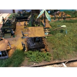 V1 Diorama Vietnam 1/72 montato e verniciato come in foto