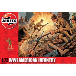 A01729 WWI US Infantry 1/72