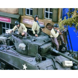 VE1619 US Tank Crew WWII...