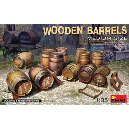 MA35630 WOODEN BARRELS....